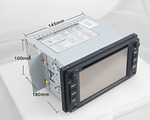Toyota Matrix FlyAudio 6530 GPS 3G