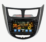 Штатная Hyundai Verna 2010- 2012/ Accent/ Solaris Android 4.2.2 BX-8329J GPS multitouch